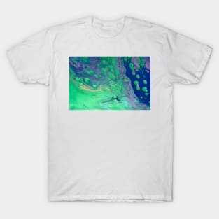 Emerald Blue Flow T-Shirt